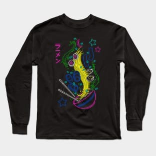 Neon Ramen Long Sleeve T-Shirt